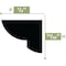 Ekena Millwork 3/8"H x 1/2"P x 96"L Bead Moulding, PVC MLD00X01X96BESWPV - alternate 2
